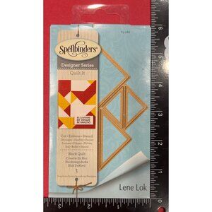 Spellbinders Quilt It Designer Series Lene Lok Die emboss stencil S3-286